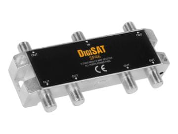 slomart Blow antenski razdelilnik F konektor, 1 vhod / 6 izhodov, 5-2400MHz