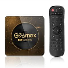 BergMont  Smart tv box G9S max Android 13, ULTRA HD 8K, DECODER 2/16 GB, WiFi 6, Bluetooth 5.0, Netfilx, Youtube, Google