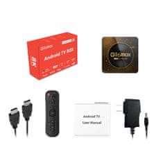 BergMont  Smart tv box G9S max Android 13, ULTRA HD 8K, DECODER 2/16 GB, WiFi 6, Bluetooth 5.0, Netfilx, Youtube, Google