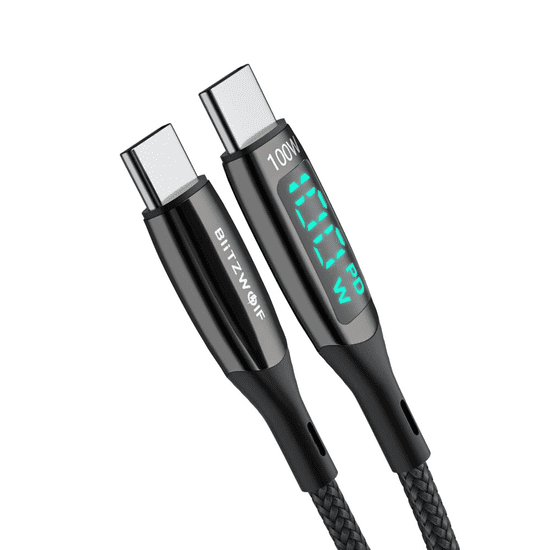 Blitzwolf kabel iz Type-C na Type-C 100W 5A 1,8m