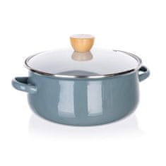 Banquet Komplet posod NATURAL OLIVE emajl 6 kosov.