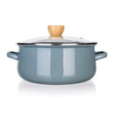 Banquet Komplet posod NATURAL OLIVE emajl 6 kosov.