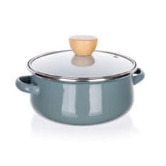 Banquet Komplet posod NATURAL OLIVE emajl 6 kosov.