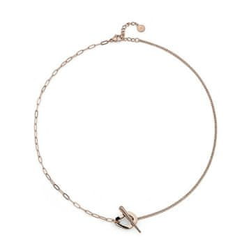 Oliver Weber Originalna ženska bronasta ogrlica Arista Crystal Blossoms 12320RG