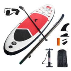 Legoni Wave sup, 320 cm, belo-rdeč