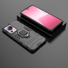 HURTEL Armored case cover for Xiaomi 13 Lite magnetic holder Ring Armor black