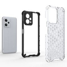 HURTEL Hibridni zaščitni etui za Xiaomi Redmi Note 12 5G / Poco X5 5G Honeycomb modri