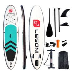 Legoni Wave sup, 335 cm, belo-moder