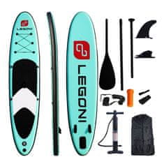 Legoni Wave sup, 366 cm, turkizen