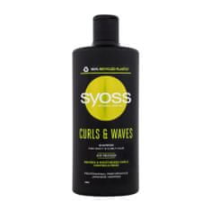 Syoss Curls & Waves 440 ml šampon za vlaženje in definiranje kodrastih in valovitih las za ženske