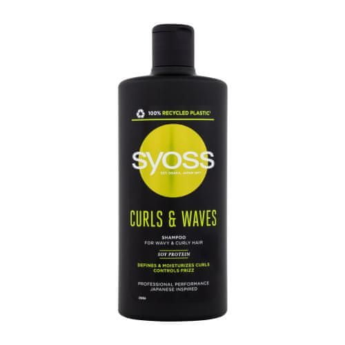 Syoss Curls & Waves šampon za vlaženje in definiranje kodrastih in valovitih las za ženske
