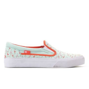 DC Superge obutev za rolkanje svetlo zelena 35 EU Trase Slipon SP