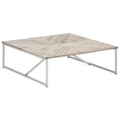 Vidaxl Klubska mizica 110x110x36 cm trden mangov les