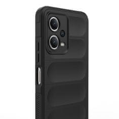 HURTEL Elastični etui za Xiaomi Redmi Note 12 5G / Poco X5 5G Magic Shield Case črn