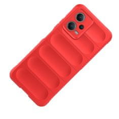 HURTEL Elastični etui za Xiaomi Redmi Note 12 5G / Poco X5 5G Magic Shield Case rdeč