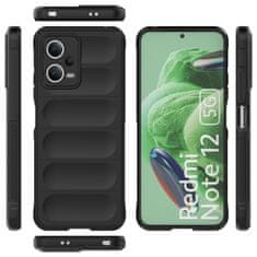 HURTEL Elastični etui za Xiaomi Redmi Note 12 5G / Poco X5 5G Magic Shield Case črn