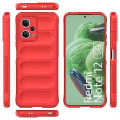 HURTEL Elastični etui za Xiaomi Redmi Note 12 5G / Poco X5 5G Magic Shield Case rdeč