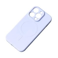 slomart silikonski magnetni ovitek za iphone 14 silikonski ovitek magsafe - svetlo modra