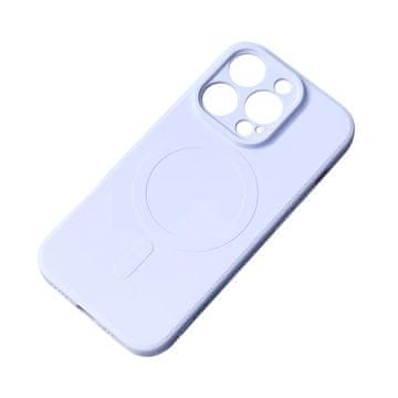 HURTEL Silikonska torbica z MagSafe za iPhone 15 Pro Silicone Case modra