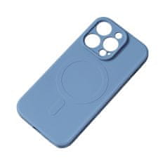 HURTEL Silikonska torbica z MagSafe za iPhone 15 Pro Max Silicone Case temno modra