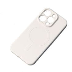 slomart silikonski magnetni ovitek iphone 14 silikonski ovitek magsafe - bež