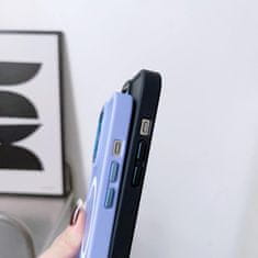 HURTEL Magnetni etui z MagSafe za iPhone 15 z odprtinami za trak v barvi burgundsko rdeče