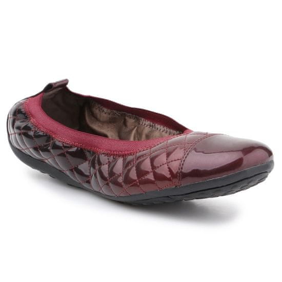 Geox Baletni čevlji bordo rdeča 37 EU D Piuma Bal