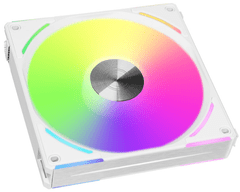 Lian Li Uni Fan AL140 V2 ventilator za ohišje, RGB, PWM, 140mm, bel (14ALV21W)