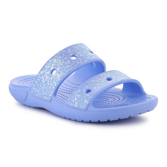 Crocs Japanke modra Classic Glitter Sandal Kids