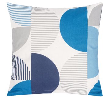 Bombažna prevleka za vzglavnik - 40x40 cm - Polkrožna