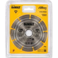 DeWalt Diamantna segmentna rezalna plošča 125×1,7×22,2 mm