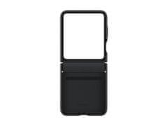 Samsung Galaxy Z Flip5 Flap Eco ovitek, usnjen, črn (EF-VF731PBEGWW)