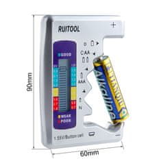 aptel Digitalni tester baterij z LCD