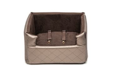 Noah Avtosedež za pse Mia Lux Metallic brown M