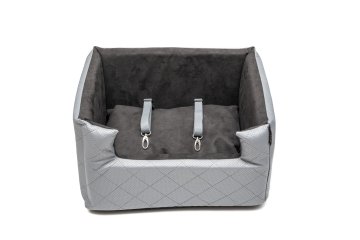 Noah Mia Lux Metallic svetlo siva M pasji avtosedež
