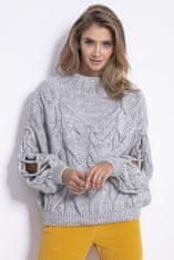 Fobya ženski pulover Goold siva S/M