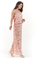 Awama Ženska cvetlična obleka Lynene A219 roza M