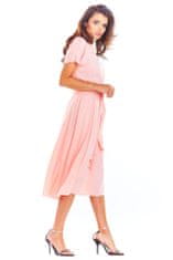 Awama Ženska midi obleka Iseuflor A296 roza S