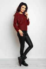 Infinite You Klasičen ženski pulover Lirat M079 bordo S/M