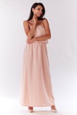 Infinite You Ženska maxi obleka Elizabeth M135 pudrasto roza XL