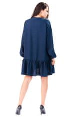 Infinite You Ženska mini obleka Anase M146 tmavo modrá L/XL