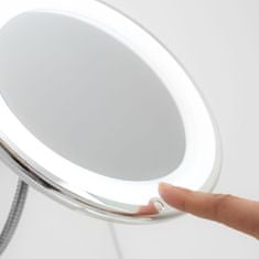 NEW Povečevalno Ogledalo z LED lučjo z Fleksibilno Roko in Priseskom Mizoom InnovaGoods