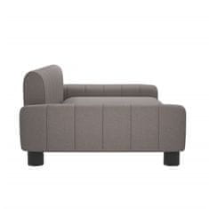Vidaxl Otroški kavč taupe 90x53x30 cm blago