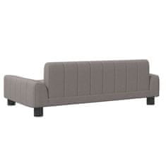 Vidaxl Otroški kavč taupe 90x53x30 cm blago