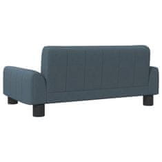 Vidaxl Otroški kavč temno siv 70x45x30 cm blago