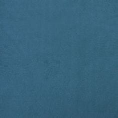 Greatstore Pasja postelja modra 100x54x33 cm žamet