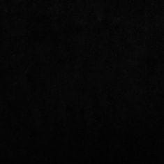 Greatstore Pasja postelja črna 50x40x26,5 cm žamet
