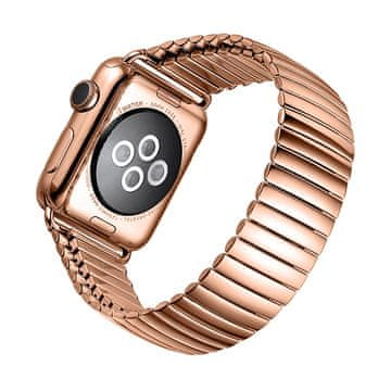 BStrap Steel pašček za Apple Watch 42/44/45mm, rosegold