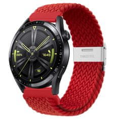 BStrap Elastic Nylon 2 pašček za Huawei Watch GT 42mm, red