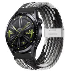 BStrap Elastic Nylon 2 pašček za Samsung Galaxy Watch 3 45mm, black qiao